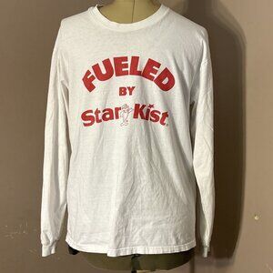 Vtg StarKist Charlie Tuna Chicken of the Sea LS T-Shirt F&B Graphics Mens Sz L